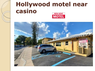 hollywood motel near casino