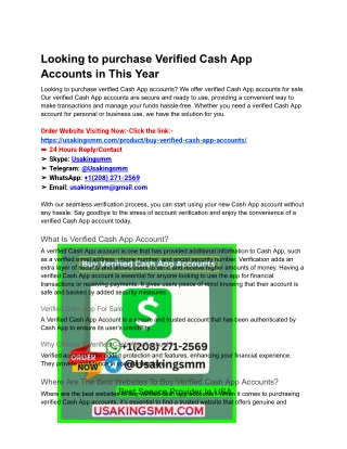 looking to purchase verified cash app accounts