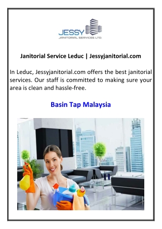 janitorial service leduc jessyjanitorial com