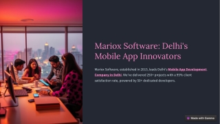 Empowering Businesses with Innovative Mobile App Development in Delhi