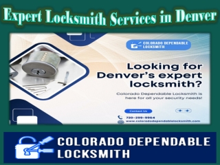 Expert Locksmith Services in Denver