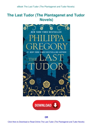 eBook The Last Tudor (The Plantagenet and Tudor Novels)