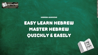 hebrew learning