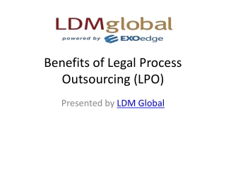 benefits of legal process outsourcing lpo