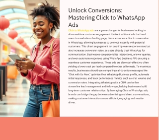 Click-to-Whatsapp Ads | Experience Real-Time Connection by Anantya