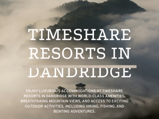 timeshare resorts in dandridge
