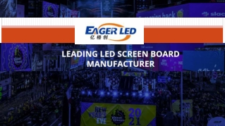 High-Quality Outdoor LED Advertising Screen - Shenzhen Eager LED