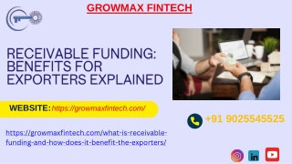 Receivable Funding Benefits for Exporters Explained