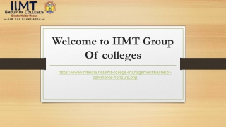 welcome to iimt group of colleges
