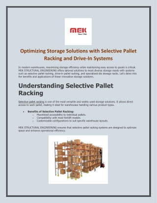 optimizing storage solutions with selective