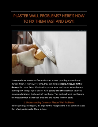 plaster wall problems here s how plaster wall