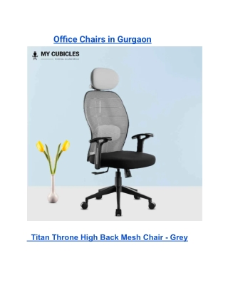 Office Chairs in Gurgaon