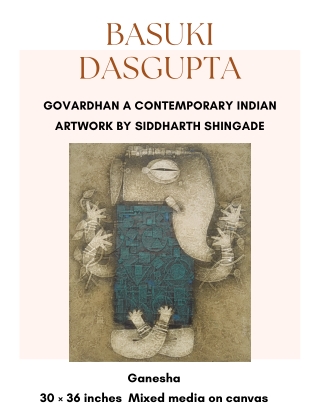 Basuki Dasgupta's Contemporary Indian Artwork