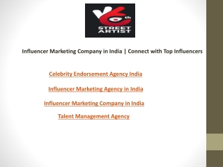 Influencer Marketing Company in India  Connect with Top Influencers