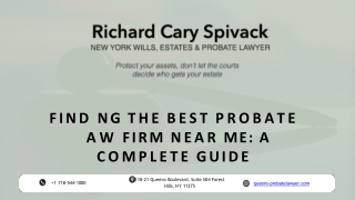 Finding the Best Probate Law Firm Near Me A Complete Guide