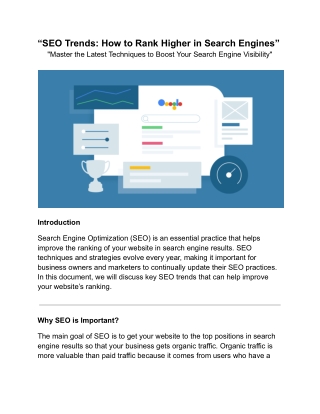 “SEO Trends_ How to Rank Higher in Search Engines”