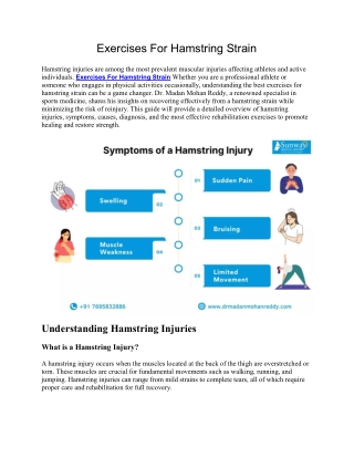exercises for hamstring strain