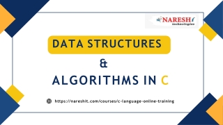Data Structures and Algorithms in C
