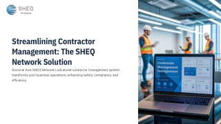 Streamline Work with Contractor Management Software & Portal