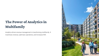 the power of analytics in multifamily