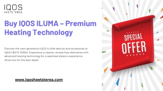 Buy IQOS ILUMA – Premium Heating Technology