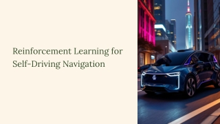 reinforcement learning for self driving navigation