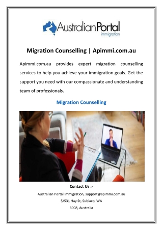 migration counselling apimmi com au