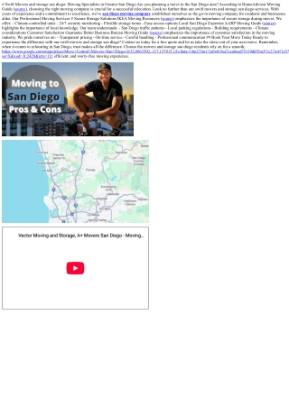 swift movers and storage san diego moving
