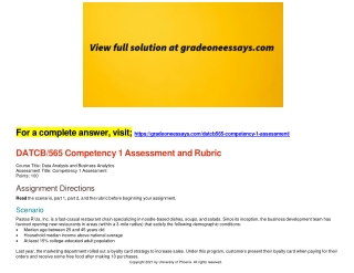 for a complete answer visit https gradeoneessays