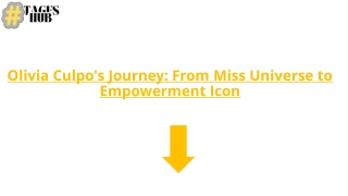 Olivia Culpo's Journey: From Miss Universe to Empowerment Icon