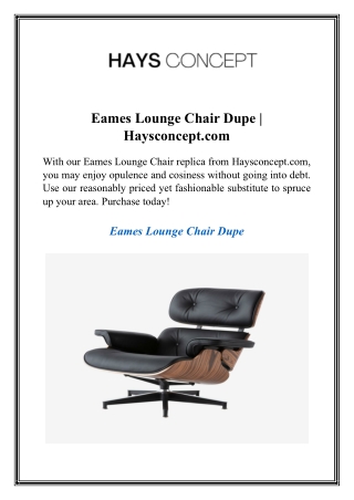 eames lounge chair dupe haysconcept com
