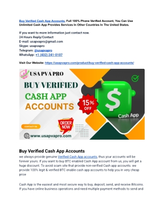 Best 3 Sites to Buy Verified Cash App Accounts in This Year