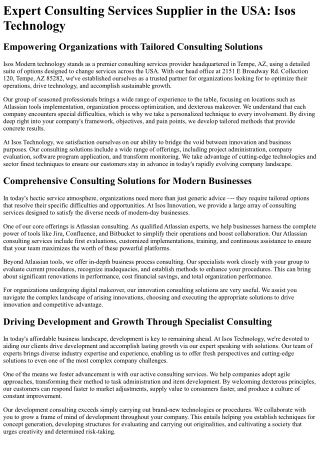 expert consulting services supplier