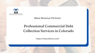 Professional Commercial Debt Collection Services in Colorado