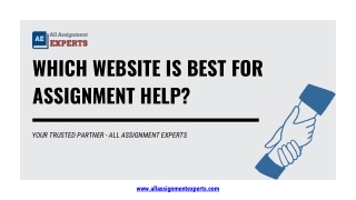 which website is best for assignment help