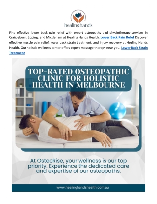 Massage Therapy Near Me