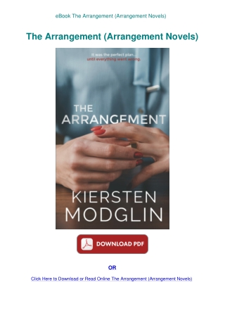 eBook The Arrangement (Arrangement Novels)