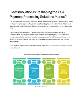 how innovation is reshaping the usa payment