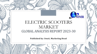 Electric Scooters Market: Impact of Sustainable Transportation Solutions