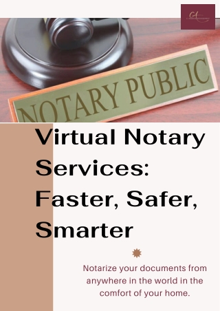 virtual notary services faster safer smarter