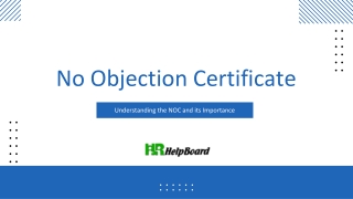 no objection certificate