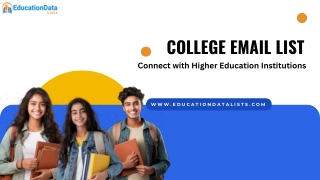 college email list connect with higher education