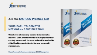 CompTIA N10-009 Practice Test - Certs4Future