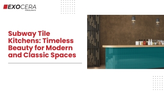 Enhance Your Kitchen Aesthetic with Subway Tiles