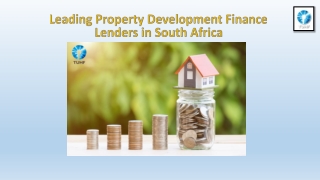 Leading Property Development Finance Lenders in South Africa