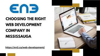 Choosing the Right Web Development Company in Mississauga