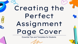 Creating the Perfect Assignment Page Cover