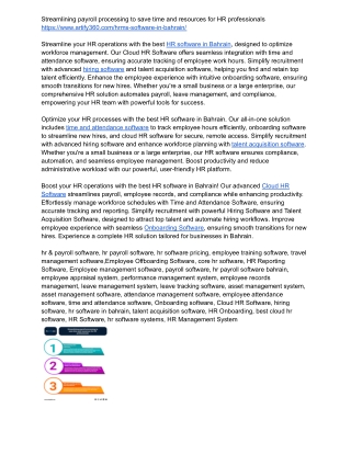 streamlining payroll processing to save time