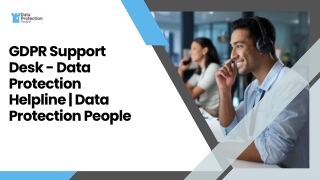 gdpr support desk data protection helpline data