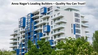Builders in Anna Nagar
